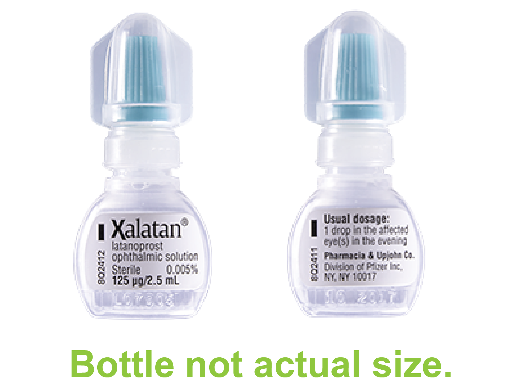 Image of bottles of 50 microgram per milliliter solution